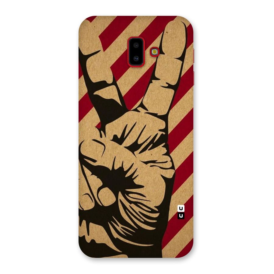 Peace Stripes Back Case for Galaxy J6 Plus