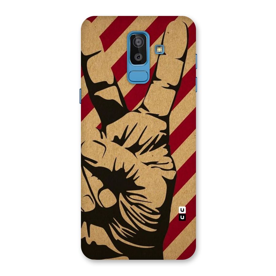Peace Stripes Back Case for Galaxy J8