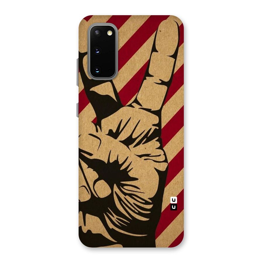 Peace Stripes Back Case for Galaxy S20