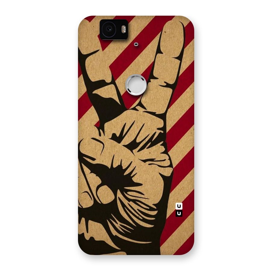 Peace Stripes Back Case for Google Nexus-6P