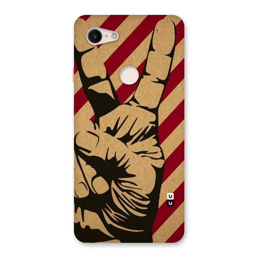 Peace Stripes Back Case for Google Pixel 3 XL