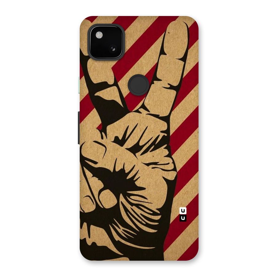 Peace Stripes Back Case for Google Pixel 4a