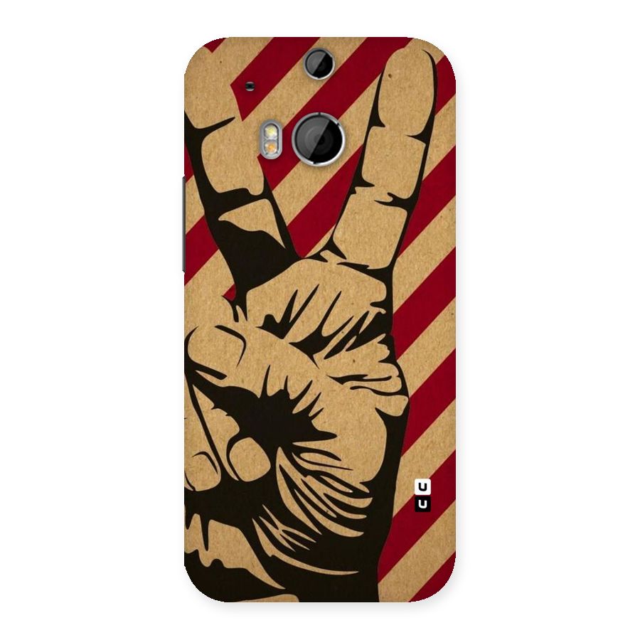 Peace Stripes Back Case for HTC One M8