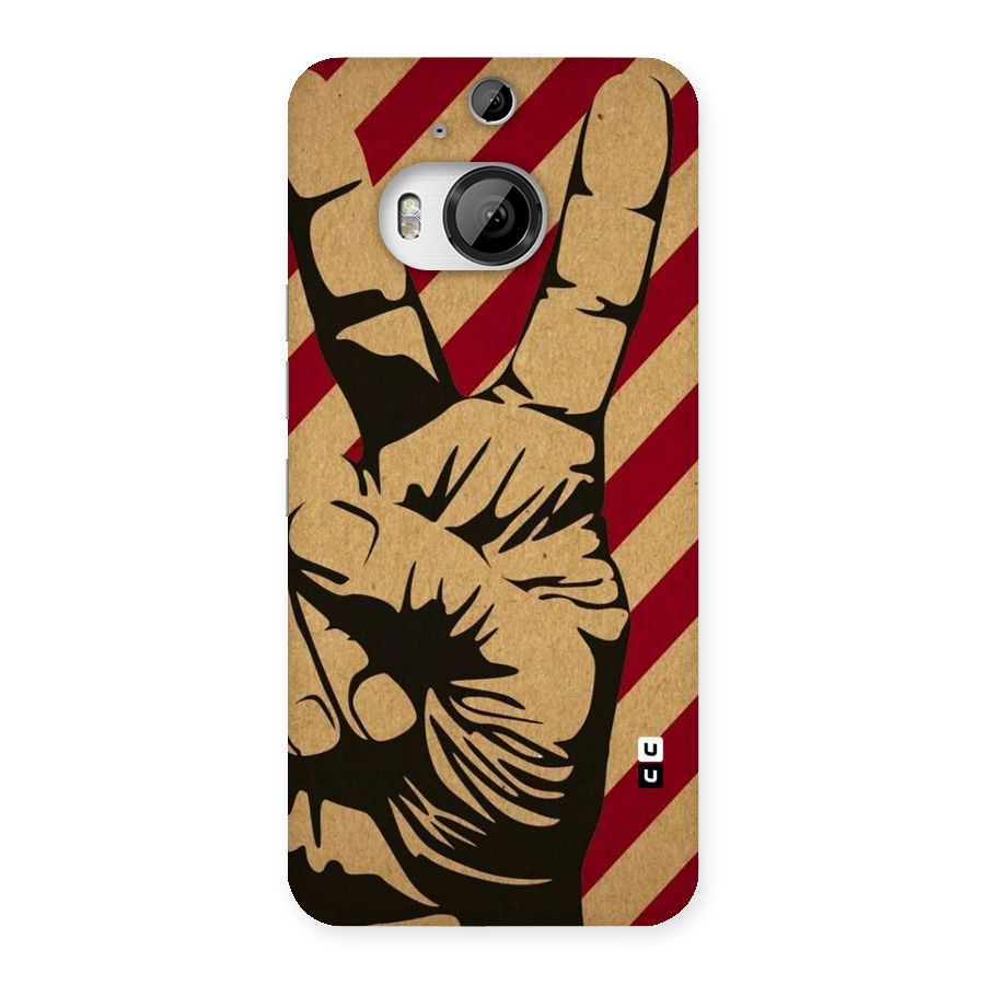 Peace Stripes Back Case for HTC One M9 Plus