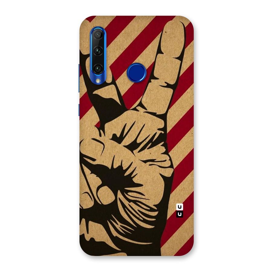 Peace Stripes Back Case for Honor 20i