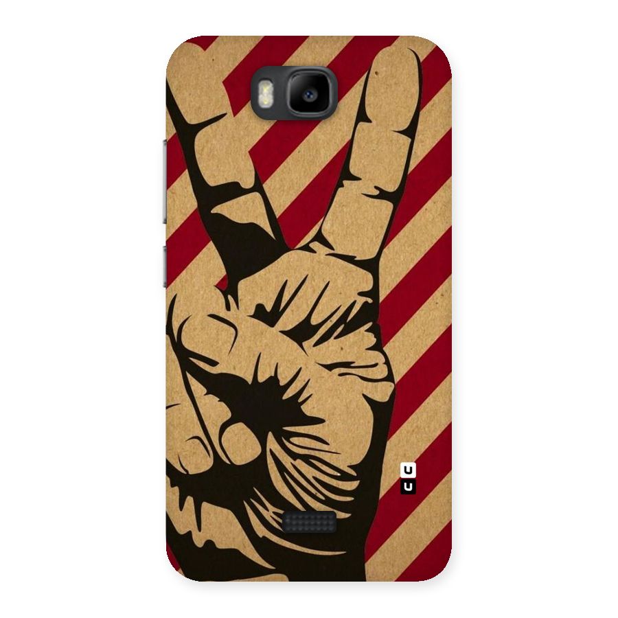 Peace Stripes Back Case for Honor Bee