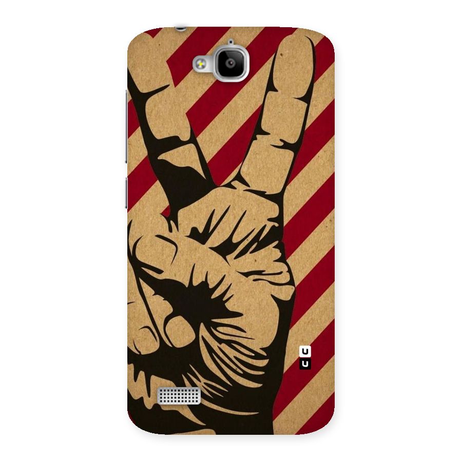 Peace Stripes Back Case for Honor Holly