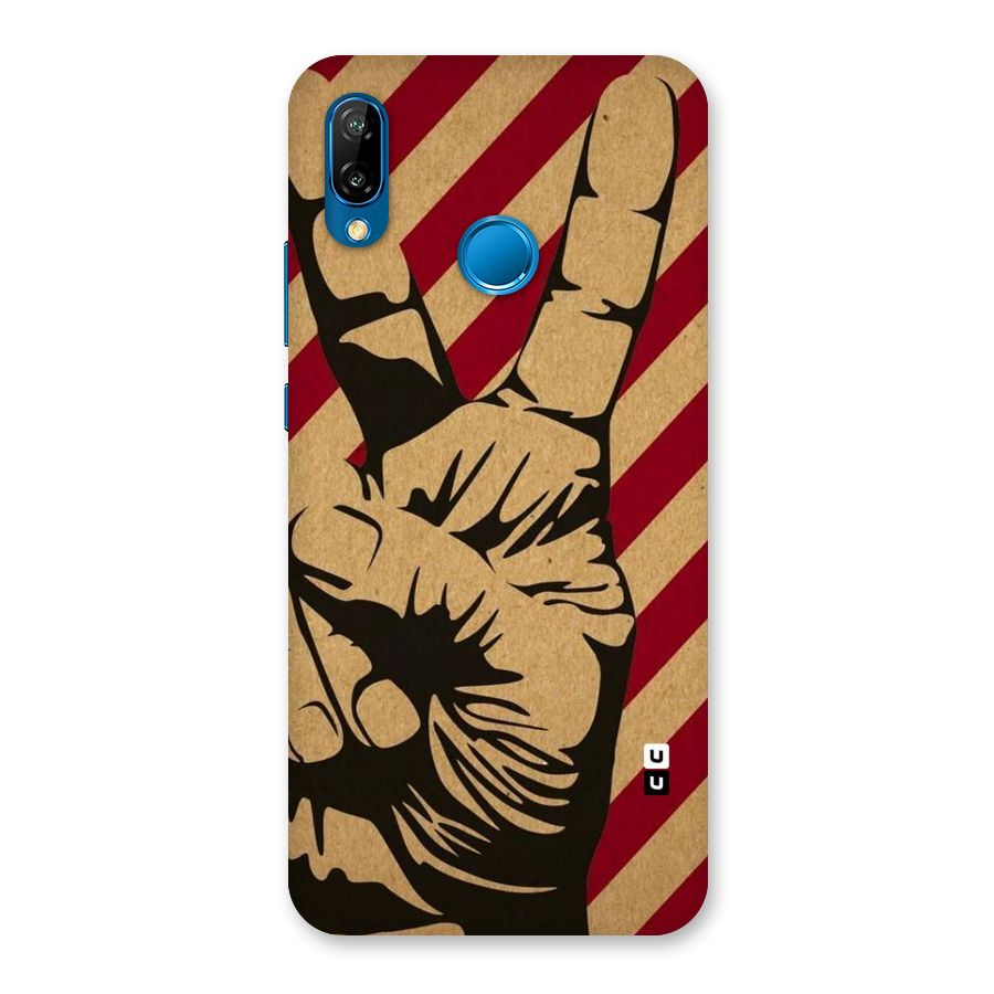 Peace Stripes Back Case for Huawei P20 Lite
