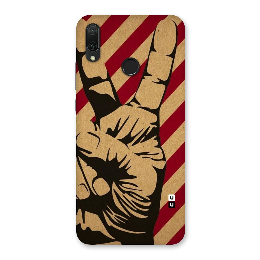 Peace Stripes Back Case for Huawei Y9 (2019)