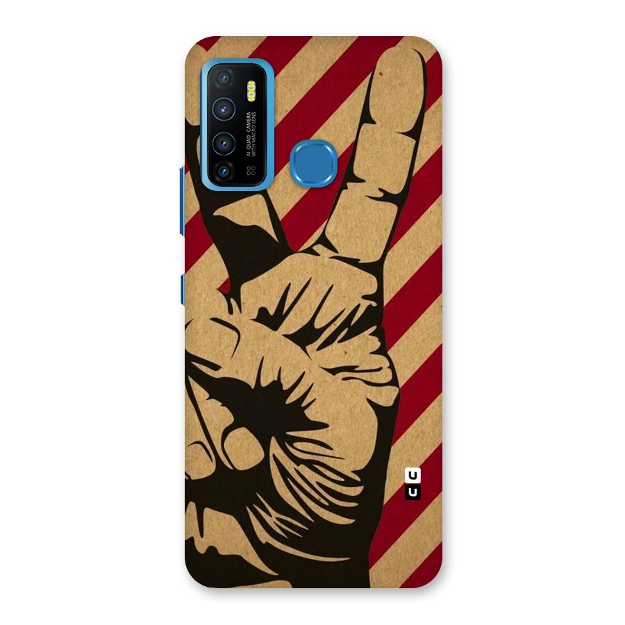Peace Stripes Back Case for Infinix Hot 9