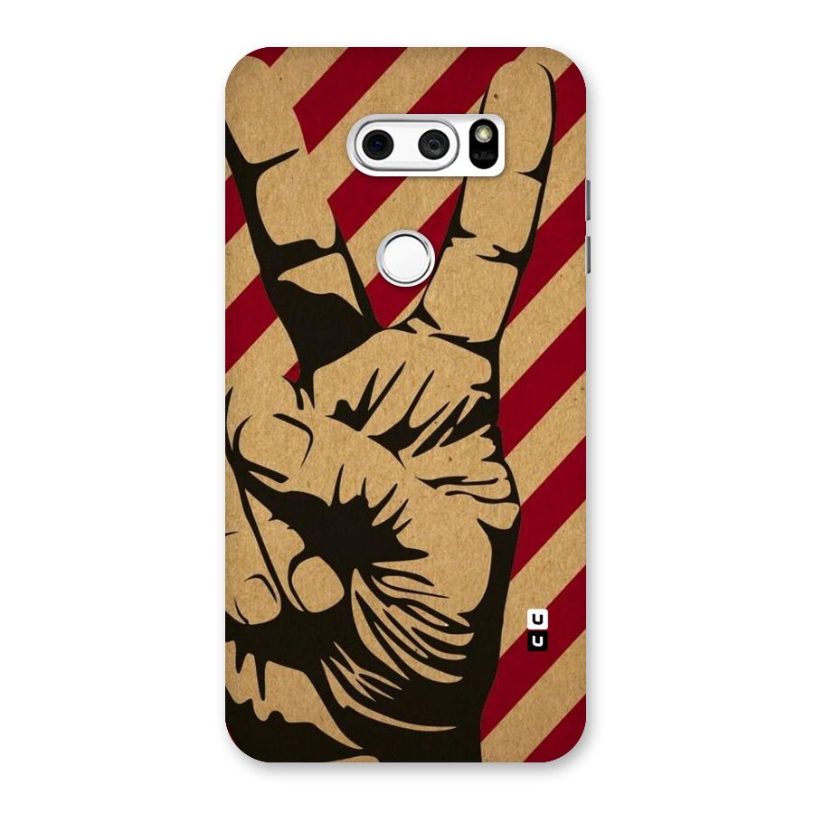 Peace Stripes Back Case for LG V30