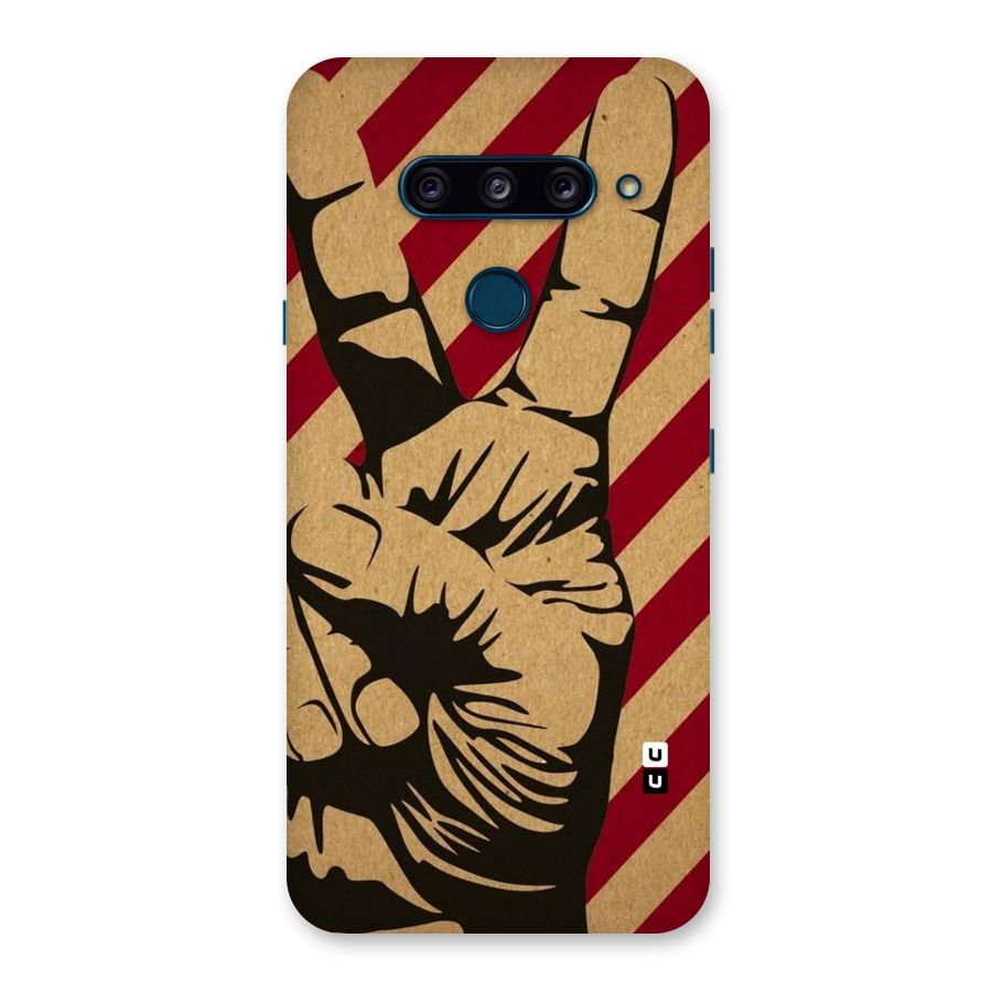 Peace Stripes Back Case for LG  V40 ThinQ