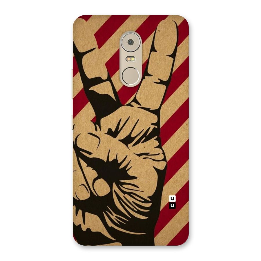 Peace Stripes Back Case for Lenovo K6 Note