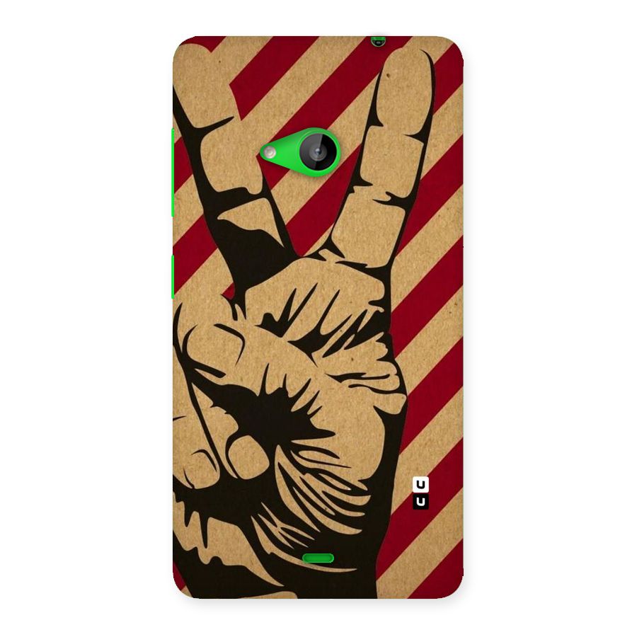 Peace Stripes Back Case for Lumia 535