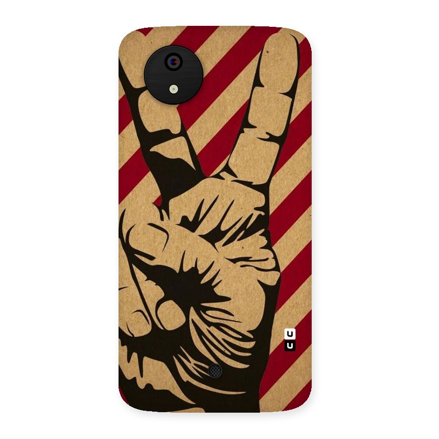 Peace Stripes Back Case for Micromax Canvas A1
