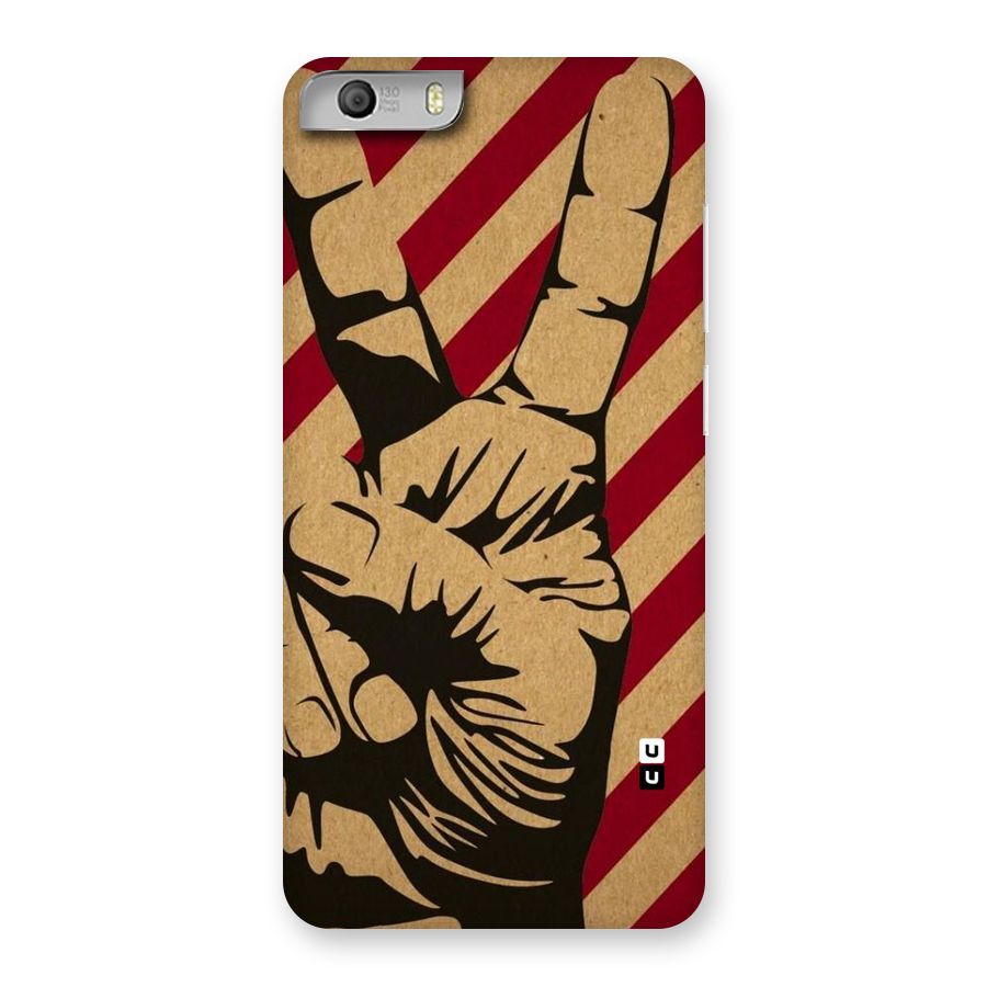 Peace Stripes Back Case for Micromax Canvas Knight 2
