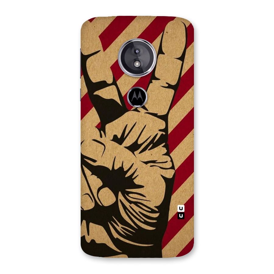 Peace Stripes Back Case for Moto E5
