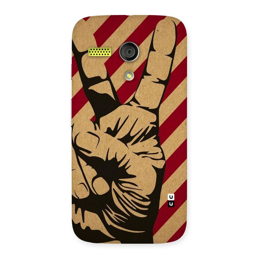 Peace Stripes Back Case for Moto G