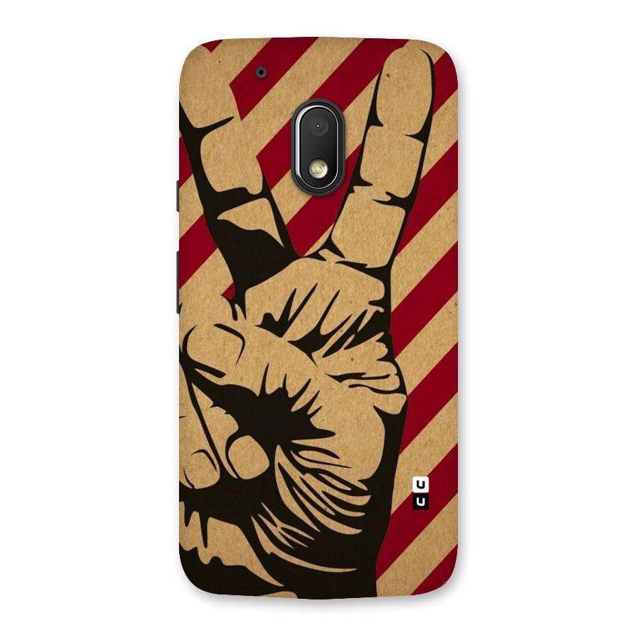 Peace Stripes Back Case for Moto G4 Play