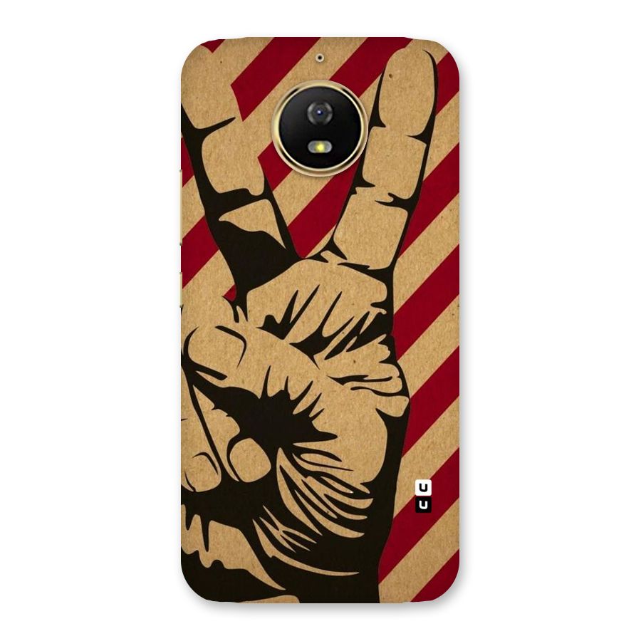 Peace Stripes Back Case for Moto G5s