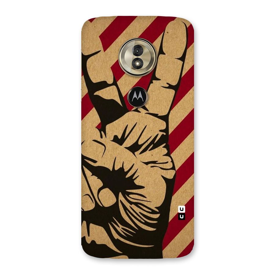 Peace Stripes Back Case for Moto G6 Play