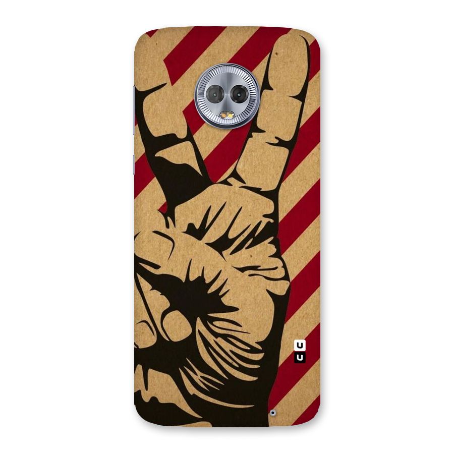 Peace Stripes Back Case for Moto G6 Plus