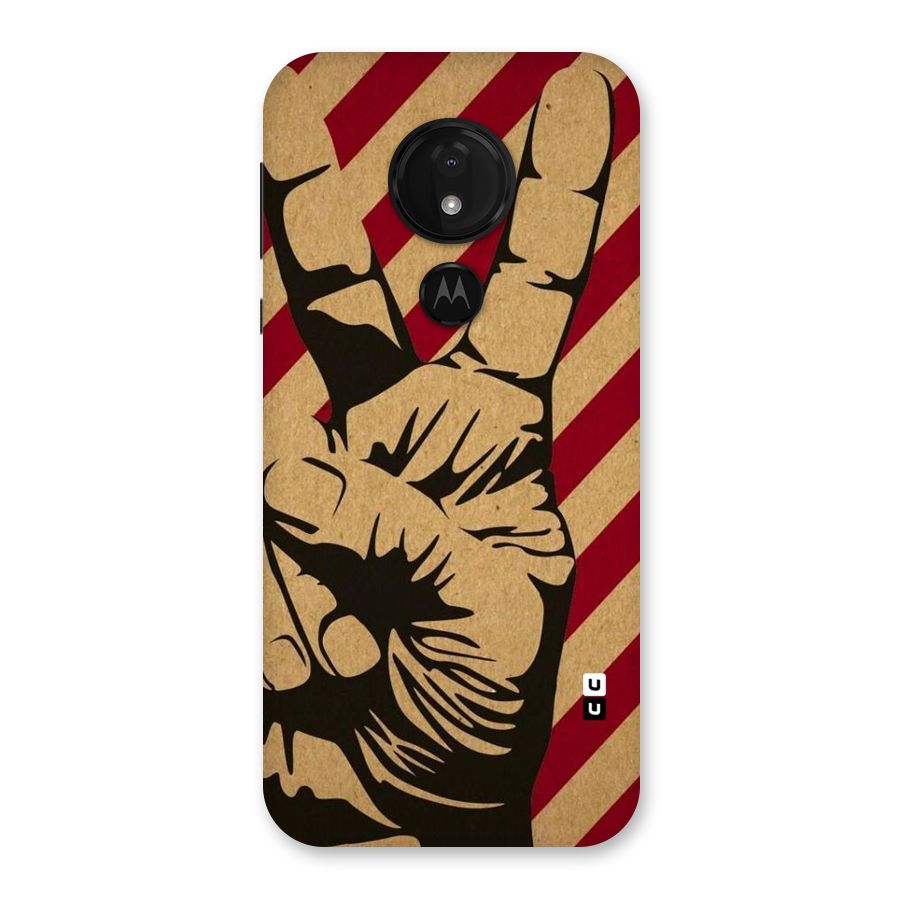 Peace Stripes Back Case for Moto G7 Power