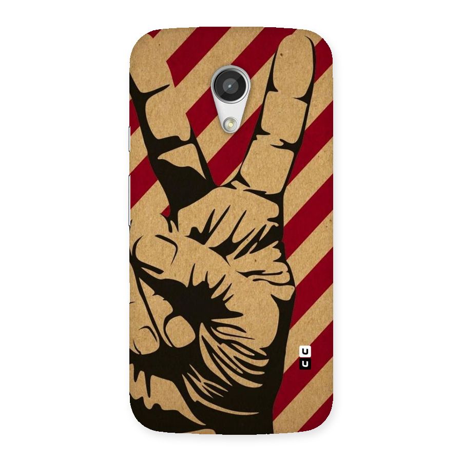 Peace Stripes Back Case for Moto G 2nd Gen