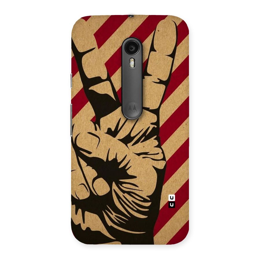 Peace Stripes Back Case for Moto G Turbo