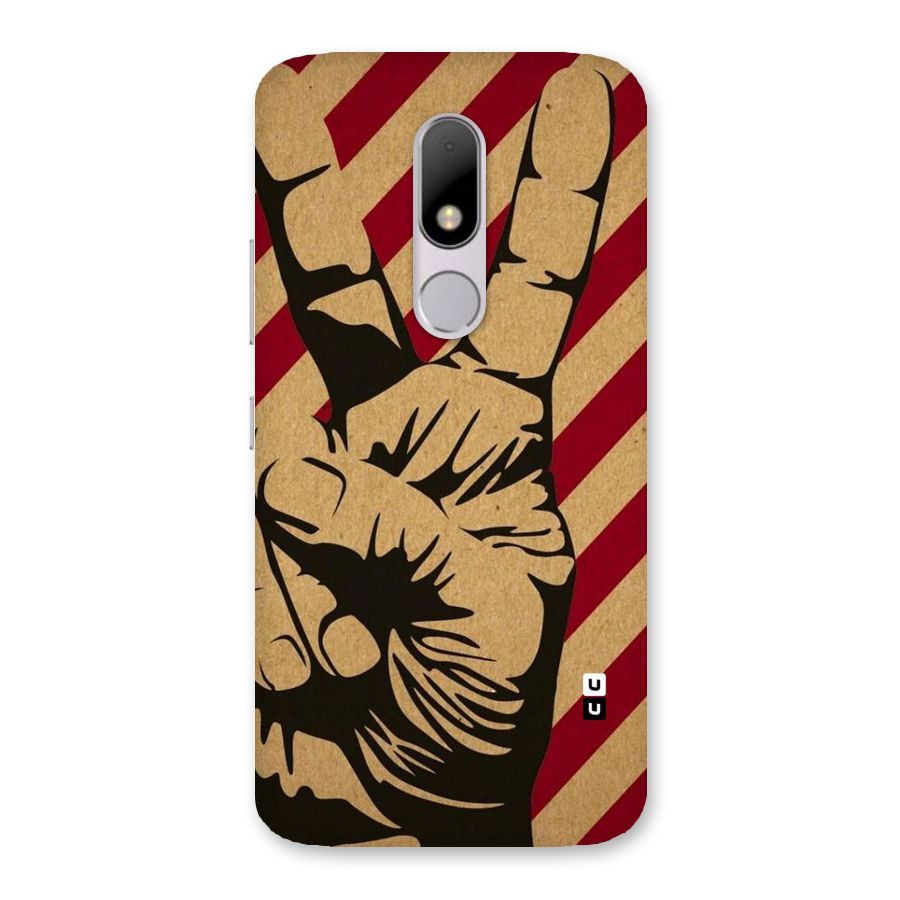 Peace Stripes Back Case for Moto M