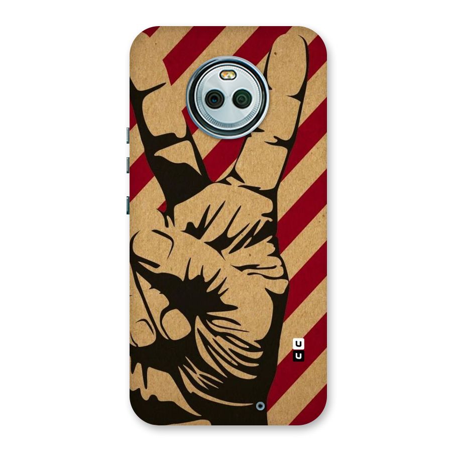 Peace Stripes Back Case for Moto X4