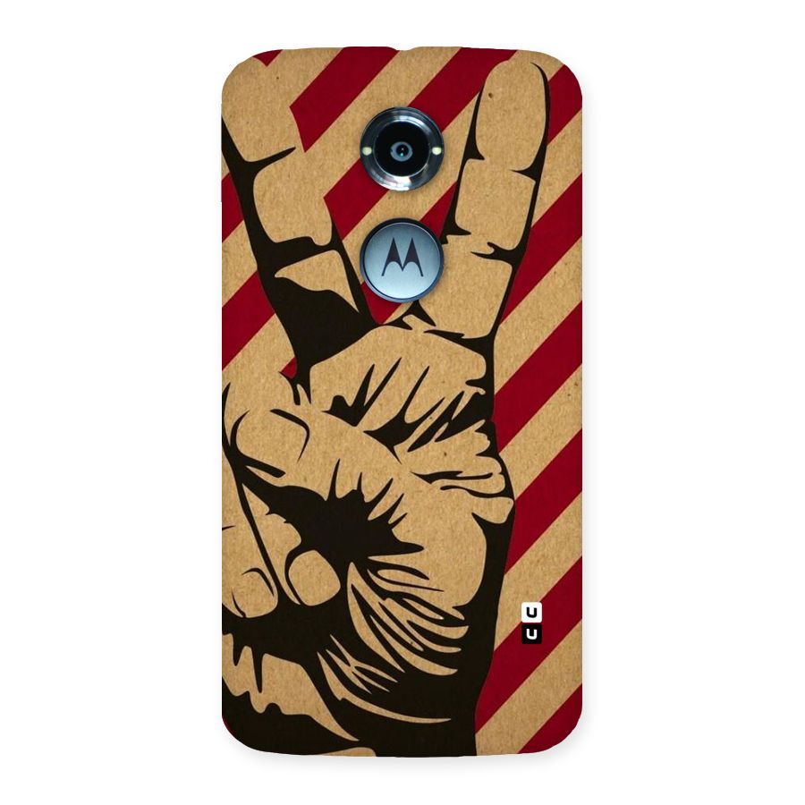 Peace Stripes Back Case for Moto X 2nd Gen