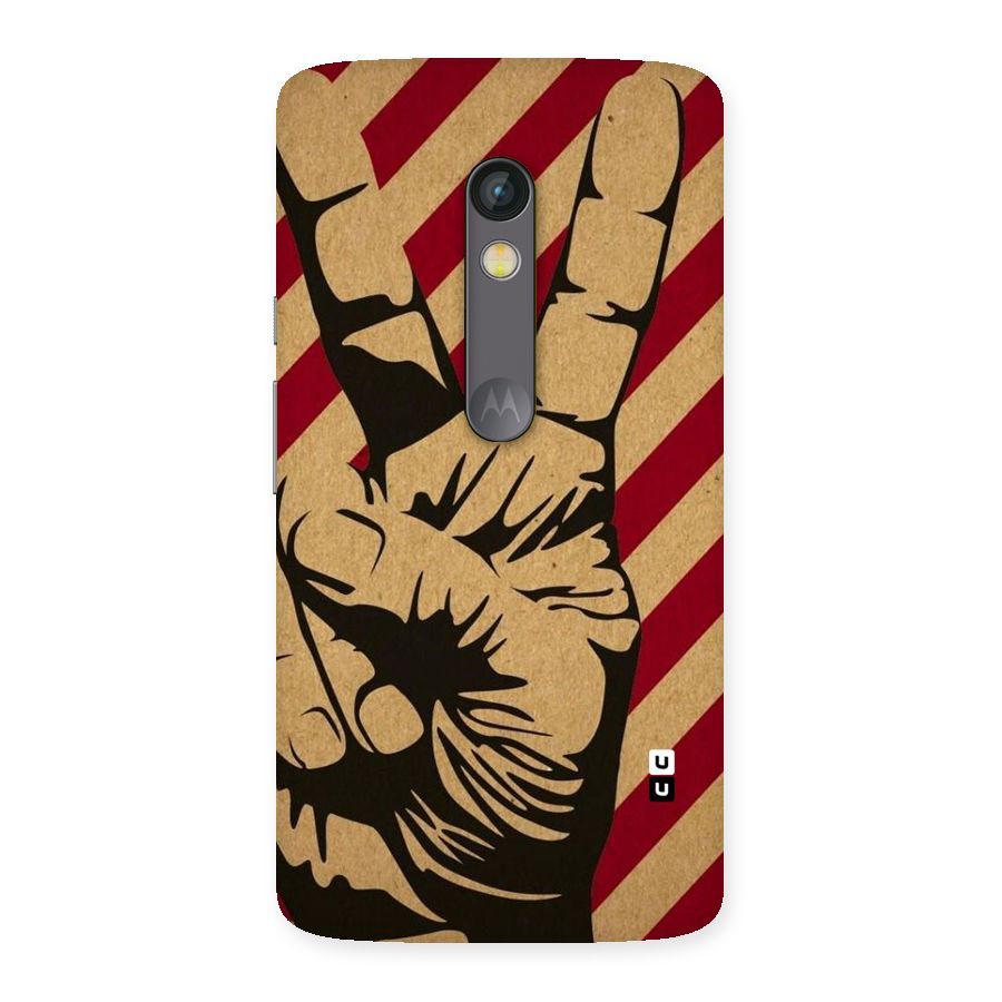 Peace Stripes Back Case for Moto X Play