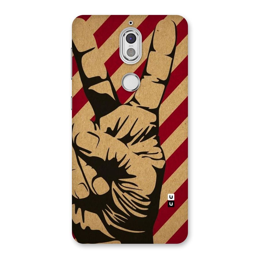 Peace Stripes Back Case for Nokia 7