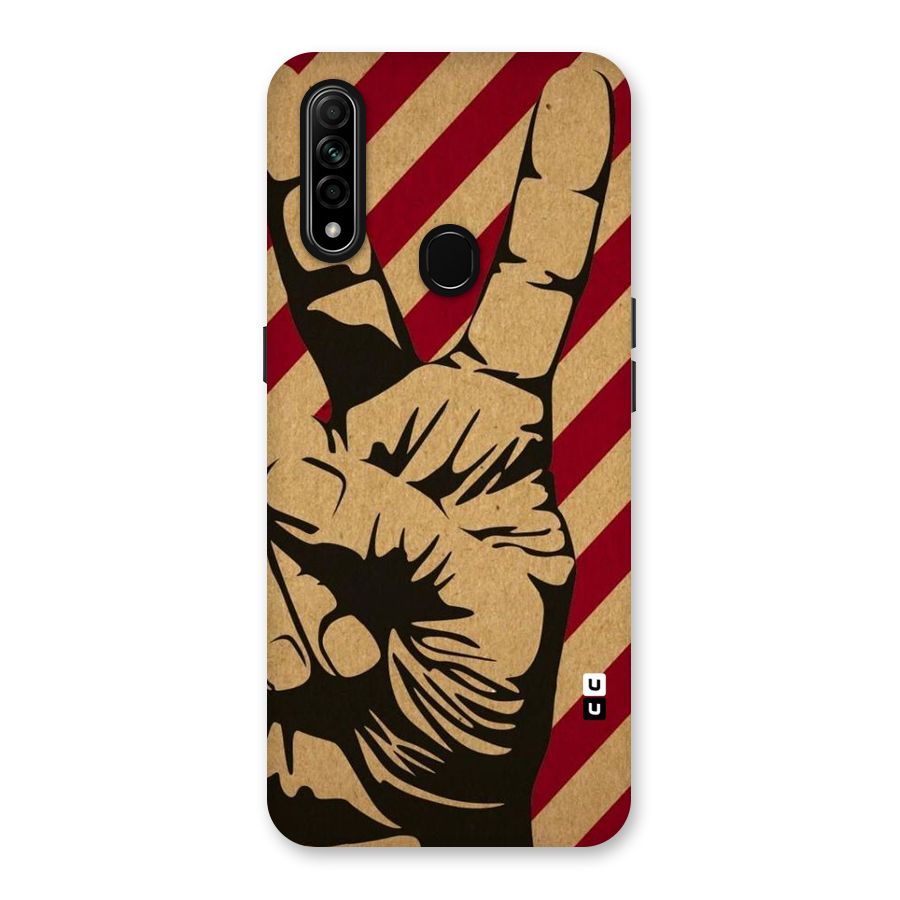 Peace Stripes Back Case for Oppo A31