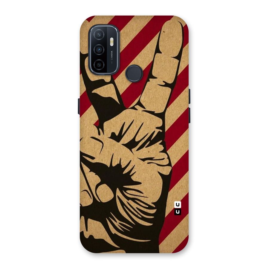 Peace Stripes Back Case for Oppo A32