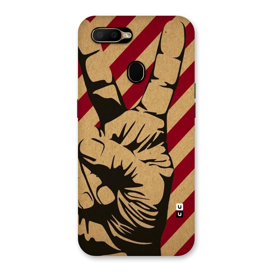 Peace Stripes Back Case for Oppo A5s