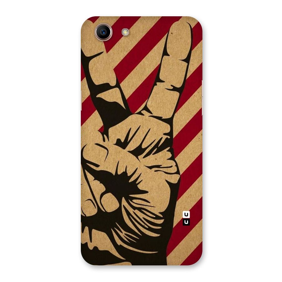 Peace Stripes Back Case for Oppo A83 (2018)