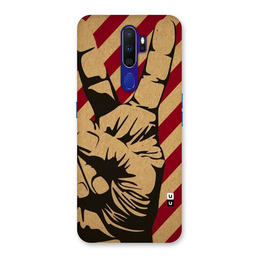 Peace Stripes Back Case for Oppo A9 (2020)