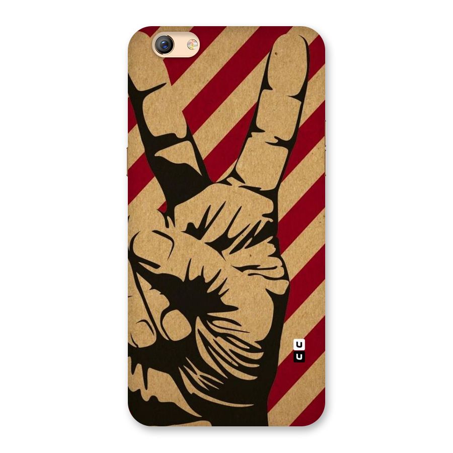 Peace Stripes Back Case for Oppo F3 Plus