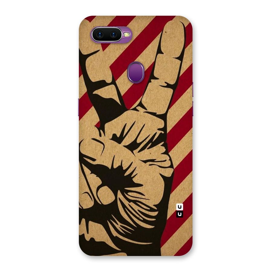 Peace Stripes Back Case for Oppo F9