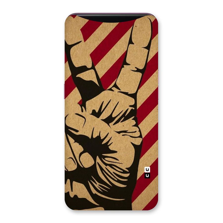 Peace Stripes Back Case for Oppo Find X