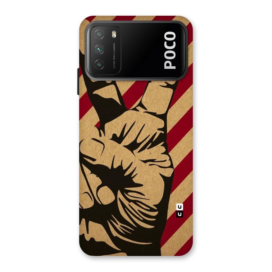 Peace Stripes Back Case for Poco M3