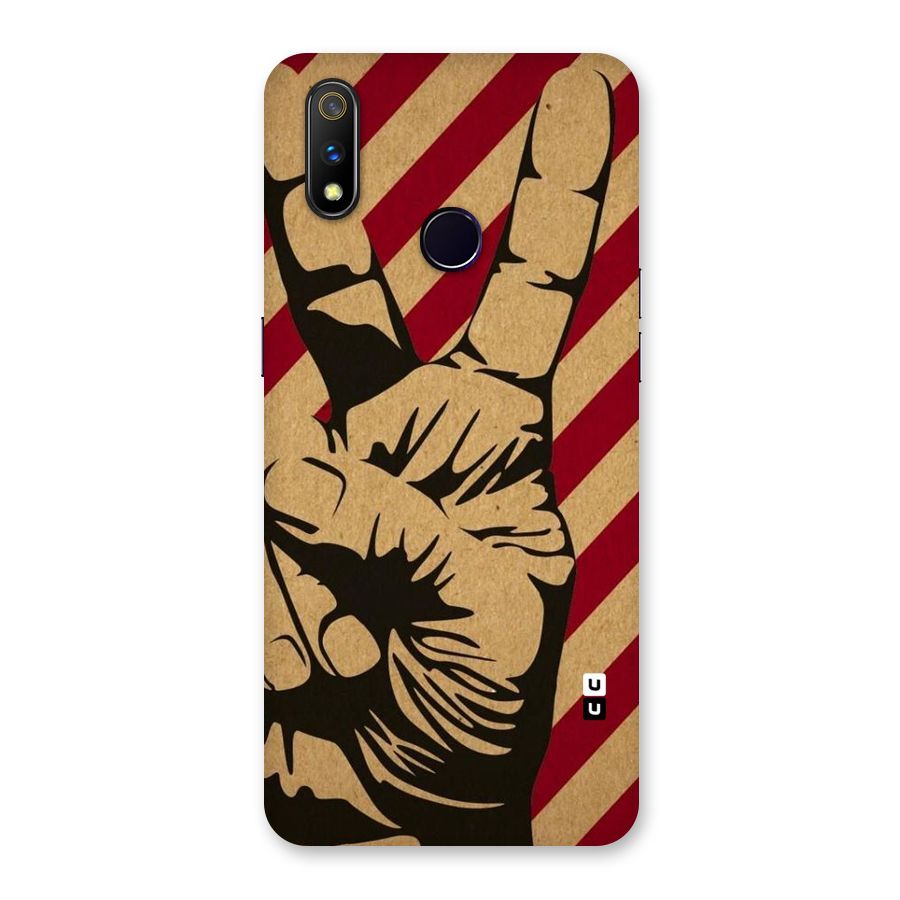 Peace Stripes Back Case for Realme 3 Pro
