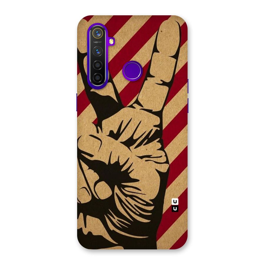 Peace Stripes Back Case for Realme 5 Pro