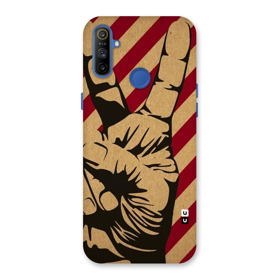 Peace Stripes Back Case for Realme Narzo 10A