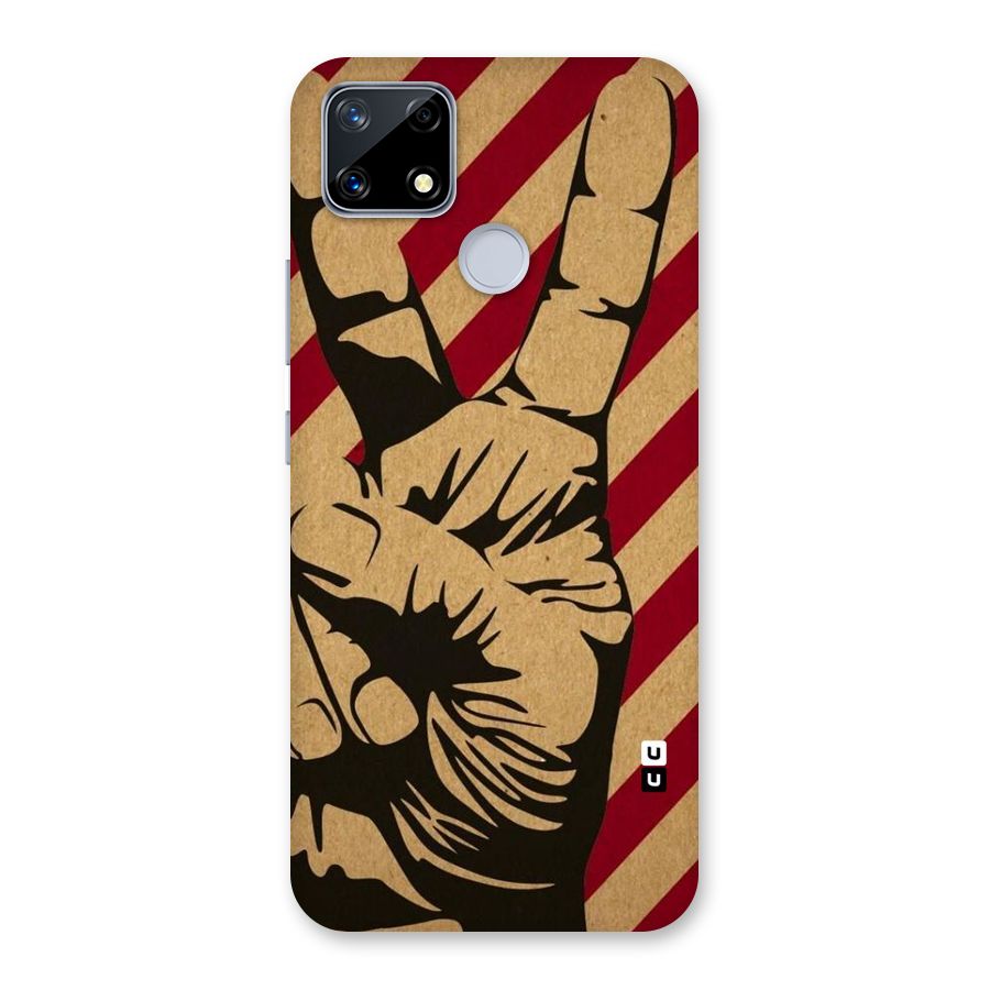 Peace Stripes Back Case for Realme Narzo 20