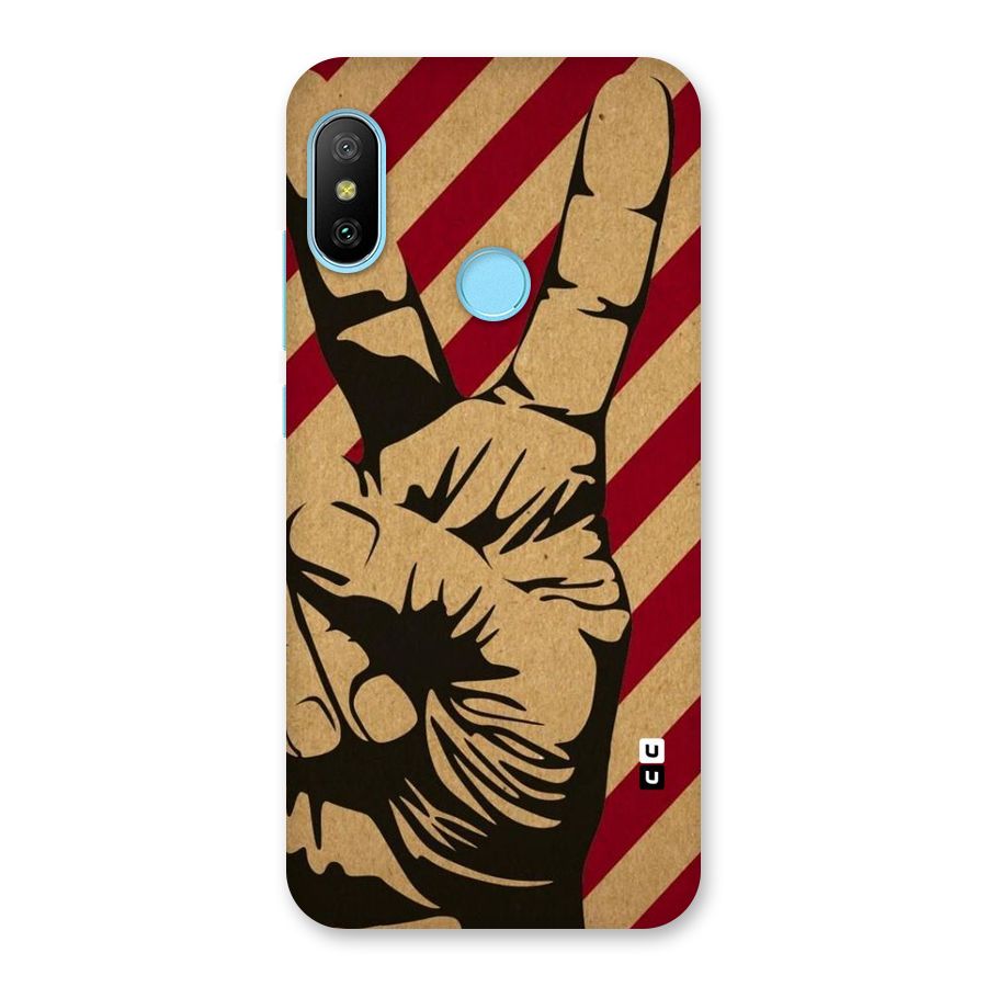 Peace Stripes Back Case for Redmi 6 Pro