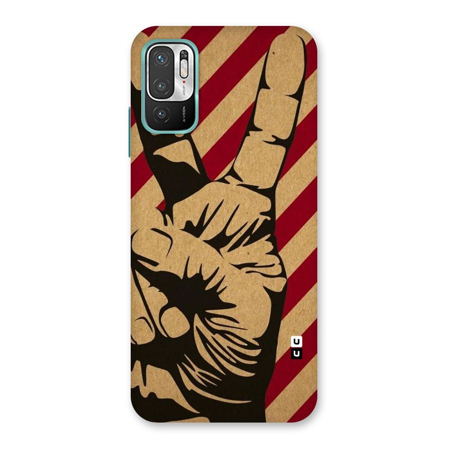 Peace Stripes Back Case for Redmi Note 10T 5G