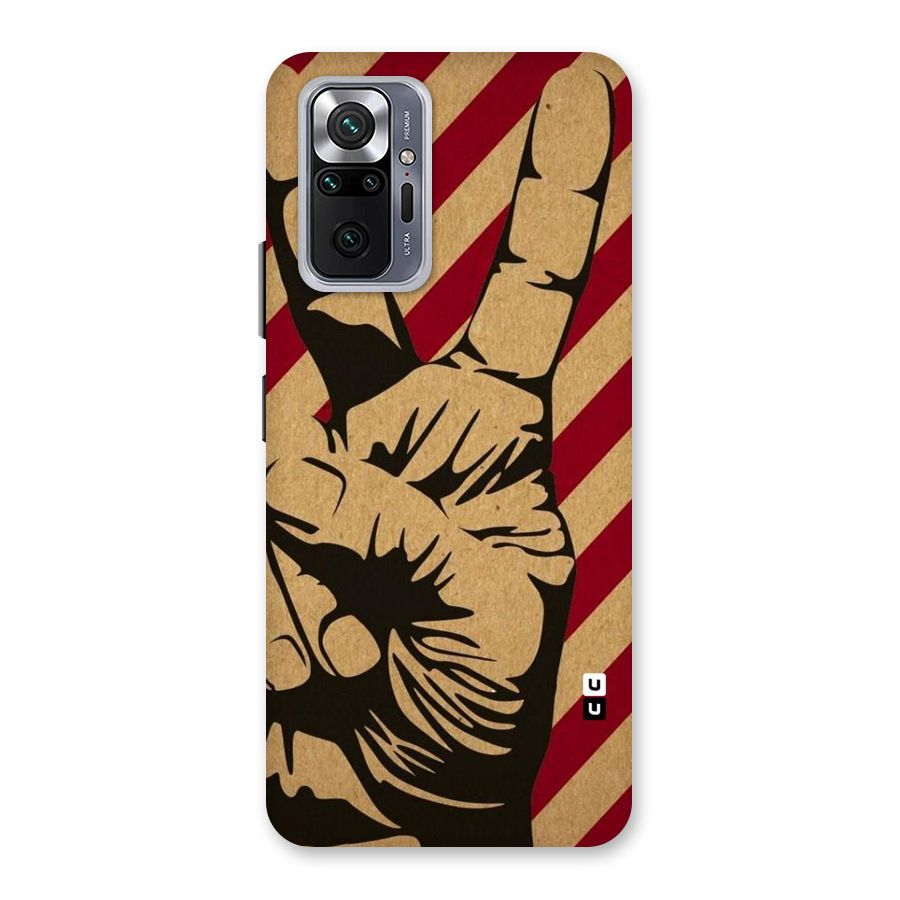 Peace Stripes Back Case for Redmi Note 10 Pro